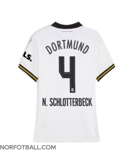 Billige Fotballdrakt Borussia Dortmund Nico Schlotterbeck #4 Replika Tredjedrakt Dame 2024-25 Kortermet